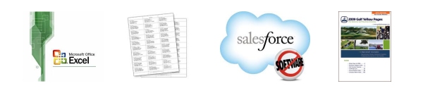 Ways we can deliver data-Excel/CSV, Mailing Labels, Salesforce.com, Printed Directory